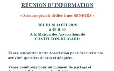 Réunion d’information  association ALL’GIVEN